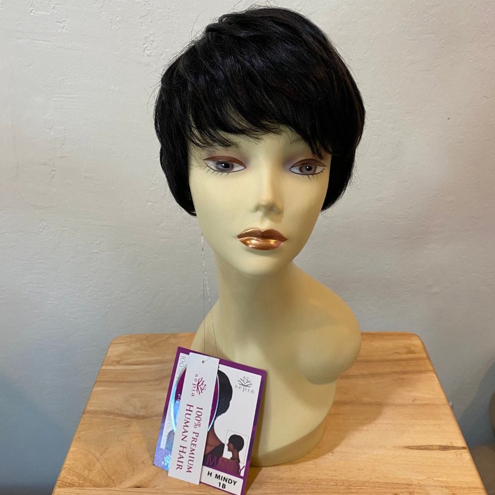 #184 SEPIA 100% HUMAN HAIR WIG